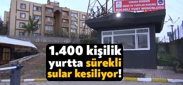 Kocaeli Haber - Kocaeli Üniversitesi’ne bağlı Arızlı KYK yurdunda sular