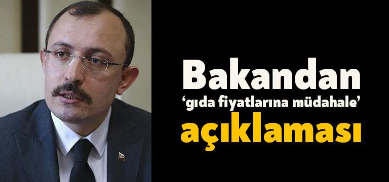 Ticaret Bakanı Mehmet Muş, gıda fiyatlarına ilişkin yaptığı açıklamada, "Serbest