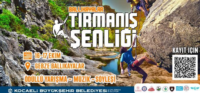 Doğa sporlarında öne çıkan alanlardan biri olan Ballıkayalar Tabiat Parkı,