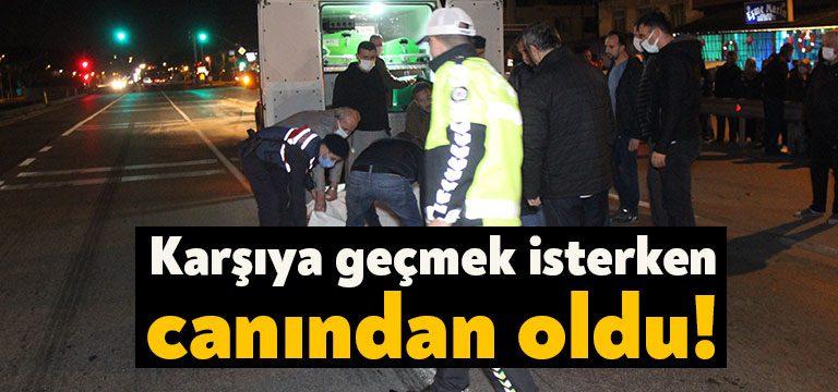 Kocaeli'nin Kartepe ilçesi D100 Karayolunda karşıdan karşıya geçmeye çalışan 62
