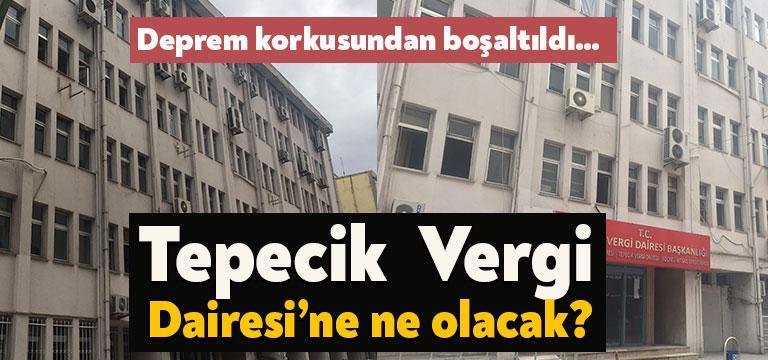 Tepecik Vergi Dairesi hasarlı olduğu için boşaltıldı ve Derince’ye taşındı.