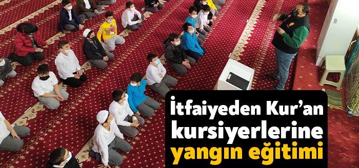 Kocaeli Haber - Kocaeli Büyükşehir İtfaiyesi, Darıca’da bulunan Kuran Kurslarında