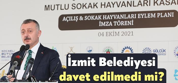 Kocaeli Büyükşehir Belediyesi ve 11 ilçe belediyesi arasında dün sokak