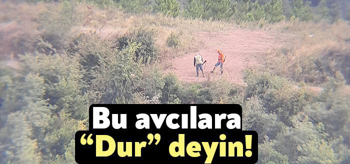 Kocaeli Haber- Derince’de yerleşim yerlerine yakın ormanlık alanlarda avlanan avcılar,