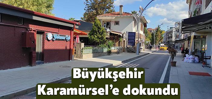 Kocaeli Haber- Kocaeli Büyükşehir tarafından altyapısı yenilenen Karamürsel İnönü ve