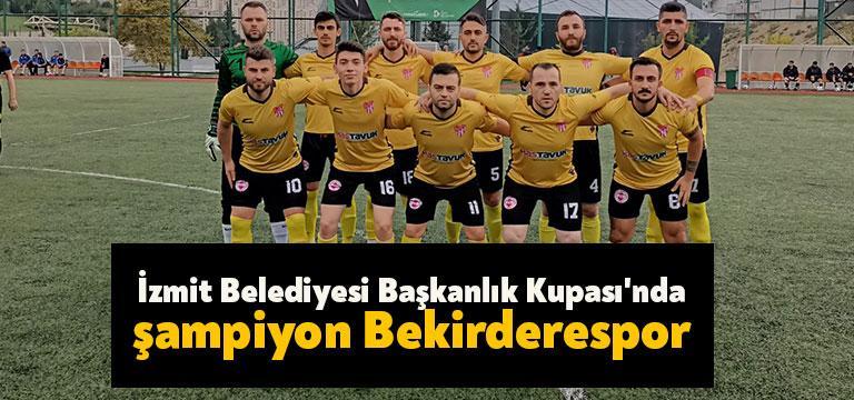 Kocaeli Hber-13 takımın kıyasıya mücadele ettiği İzmit Belediyesi Başkanlık Kupası'nda