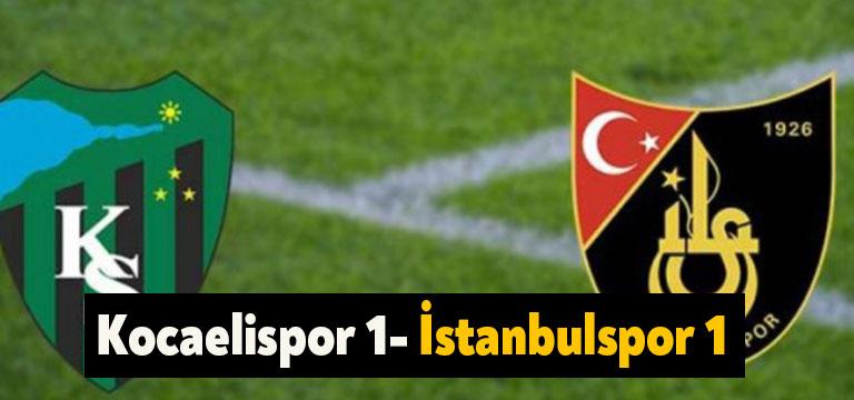 Kocaelispor, bugün İstanbulspor’u konuk ediyor