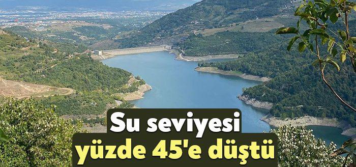 Kocaeli Haber- Kocaeli'nin su ihtiyacını karşılayan Yuvacık Barajı'nda su seviyesi