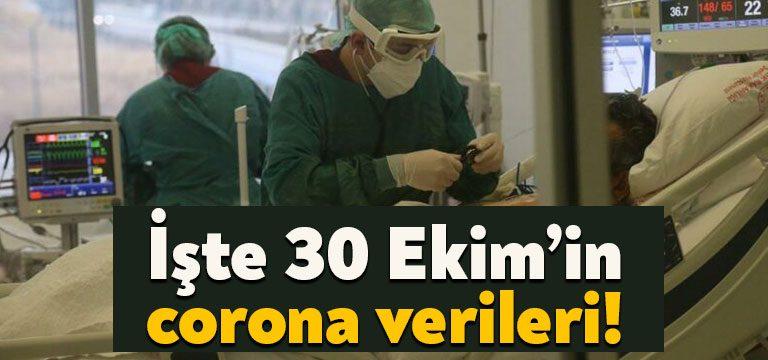 Kocaeli Haber-Sağlık Bakanlığı'nın açıkladığı 30 Ekim 2021 Cumartesi gününün corona