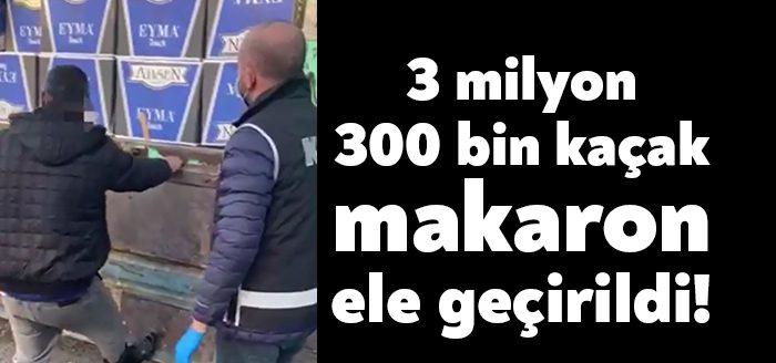 Kocaeli'de polis ekipleri tarafından durdurulan bir kamyonetin kasasında 3 milyon