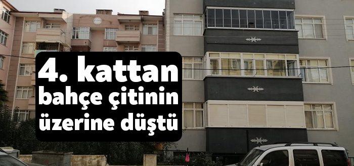 Kocaeli Haber - Kocaeli'nin Derince ilçesinde 4. kattaki evinin balkonundan