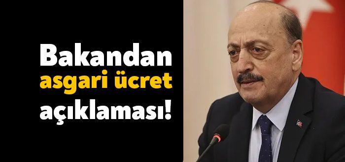 Kocaeli Haber - Çalışma ve Sosyal Güvenlik Bakanı Bilgin, asgari