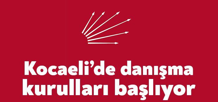 Kocaeli Haber- CHP Kocaeli’nin ilçe örgütleri danışma kurulu toplantılarına başlıyor.