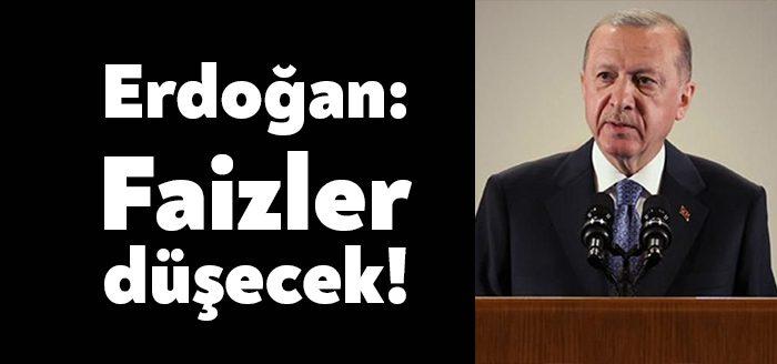 Kocaeli Haber - Cumhurbaşkanı Erdoğan, "Bu faizler düşecek. Biz, yüksek
