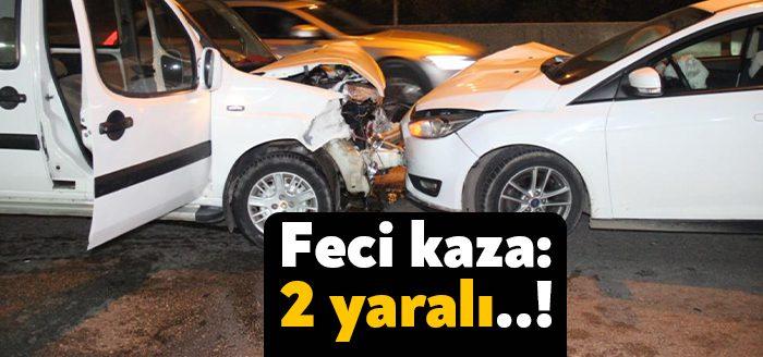 Kocaeli Haber - Kocaeli'nin Kartepe ilçesi D-100 Karayolunda iki aracın