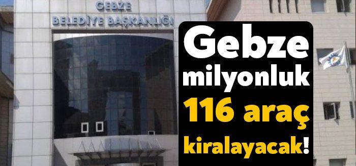 Kocaeli Haber – Ak Partili Gebze Belediyesi 116 adet araç