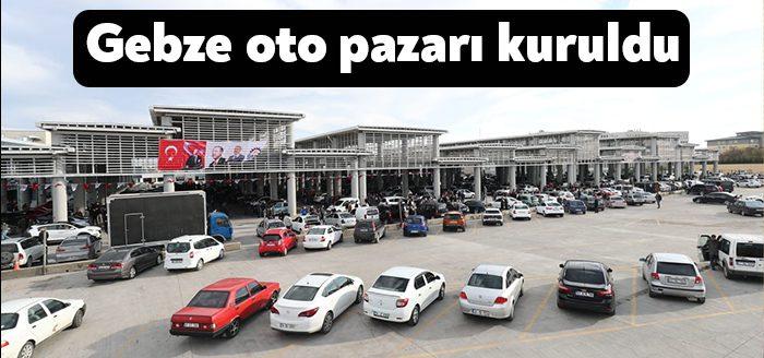 Kocaeli Haber - Gebze Belediyesi tarafından kurulan oto pazarı hizmet