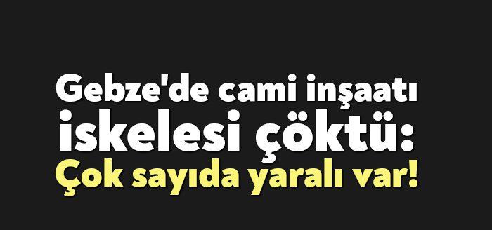 Kocaeli Haber- Kocaeli Gebze Beylikbağı Mahallesinde bulunan Sarı Camii’nin iskelesi