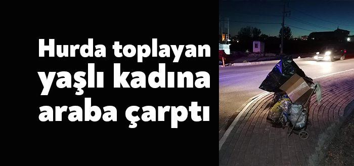 Kocaeli Haber - Kocaeli'nin Gebze ilçesinde hurda toplayan yaşlı kadına
