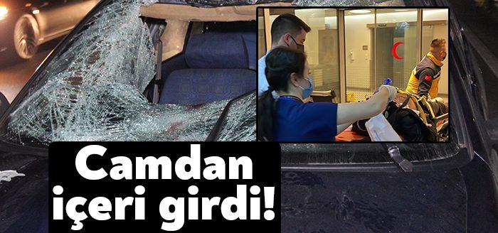 Kocaeli Haber- Kocaeli’de bir otomobil, yolun karşısına geçen yayaya çarptı.