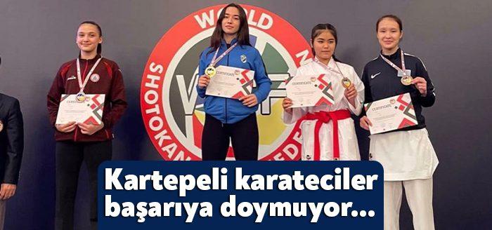 Kocaeli Haber - 11. Dünya Shotokan Karate Şampiyonası'nda Kartepe Belediyesporlu sporculardan