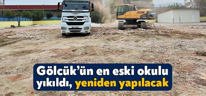Kocaeli Haber -Gölcük’te ihtiyacı karşılamayan Fidanlık İlköğretim Okulu’nun eski binasının
