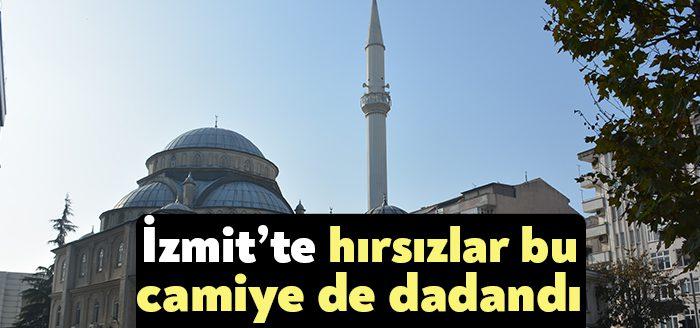 Kocaeli'de son zamanlarda camilere dadanan hırsızlar şadırvandaki muslukları çalmaya başladı.