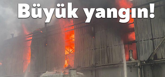 Kocaeli Haber- Kocaeli'nin Kartepe ilçesinde fabrika yangını çıktı. Yangına çok