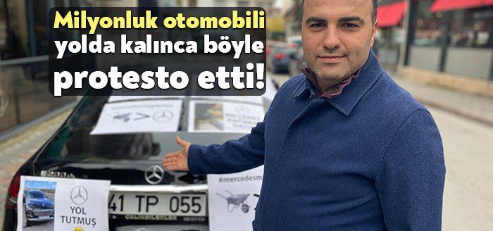 Kocaeli’nin Gebze ilçesinde bir avukatın şubat ayında aldığı lüks otomobil,