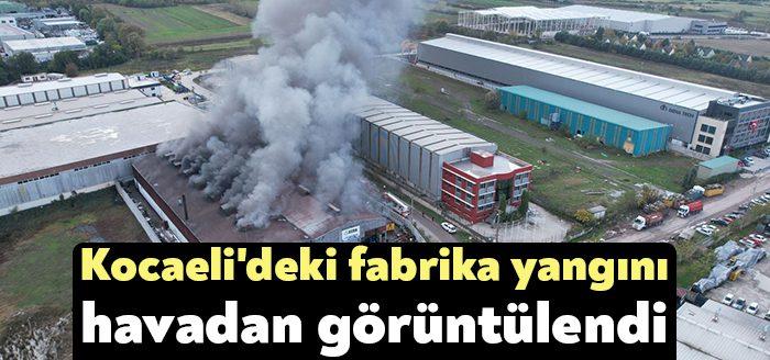 Kocaeli Haber- Kocaeli'nin Kartepe ilçesinde bulunan geri dönüşüm fabrikasında çıkan yangına
