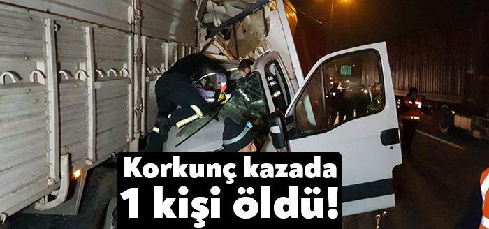 Kocaeli Haber-TEM otoyolu Uzunçiftlik gişeleri mevkisinde lastiği patladığı için emniyet