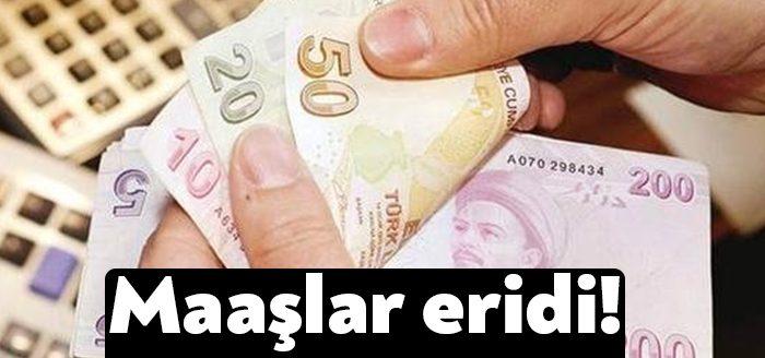 Temmuz ayında maaşı 4 bin 444 liraya yükselen en düşük