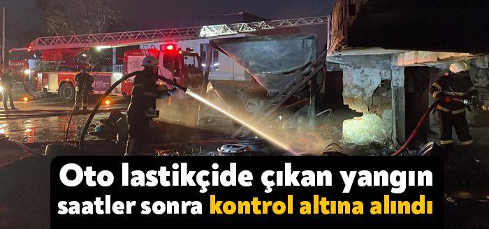Kocaeli Haber - Kocaeli'de oto lastikçide çıkan ve şiddetli rüzgarında