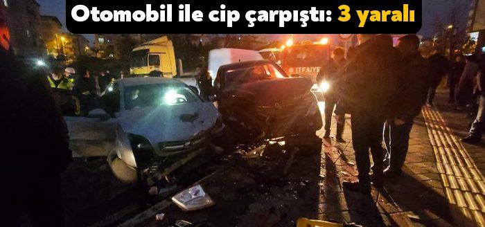 Kocaeli Haber - Kocaeli’nin Gebze ilçesinde otomobil ile cipin çarpışması