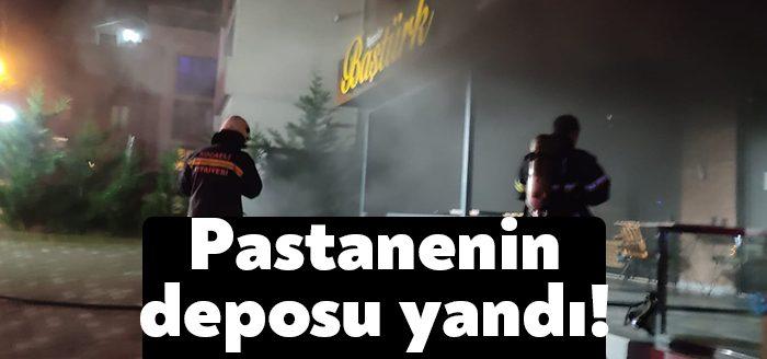 Kocaeli Haber- Kocaeli'nin Gölcük ilçesinde pastanenin depo kısmında çıkan yangın,