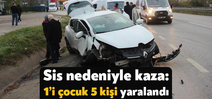 Kocaeli Haber - Kocaeli’nin Kartepe ilçesinde yoğun sis sebebiyle otomobil