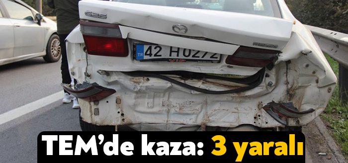 Kocaeli Haber - TEM Otoyolunda meydana gelen trafik kazasında 1’i