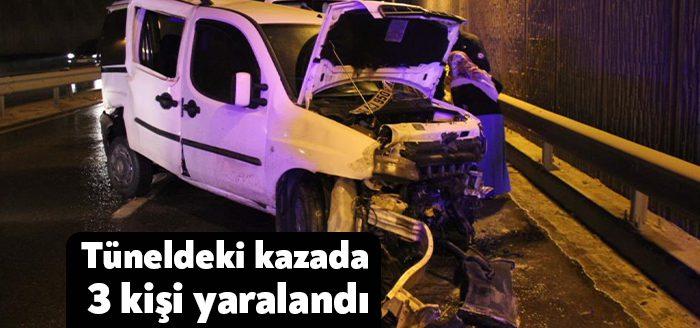 Kocaeli Haber - Kocaeli’nin Başiskele ilçesinde tünel içinde otomobil ile