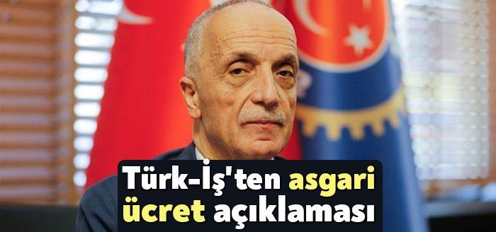 Türk-İş Genel Başkanı Ergün Atalay, aralık ayında başlayacak asgari ücret