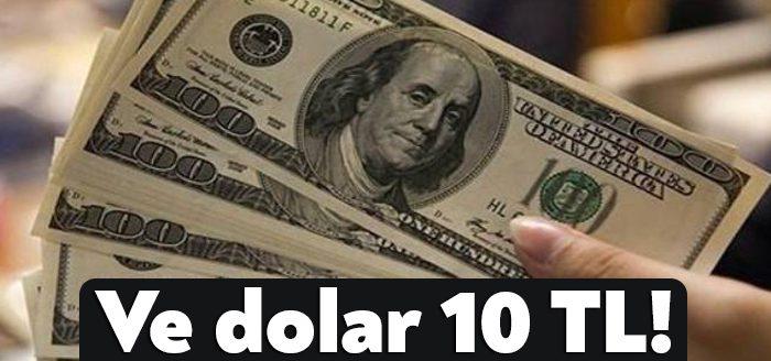Kocaeli Haber - Dolar kuru Türk lirası karşısında 10 lirayı