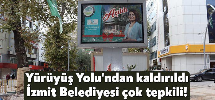 Kocaeli Haber- Kocaeli Büyükşehir Belediyesi; İzmit Belediyesinin, Yürüyüş Yolunda bulunan