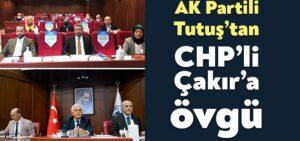 Kocaeli Haber- AK Partili Tutuştan CHP’li Çakır’a övgü