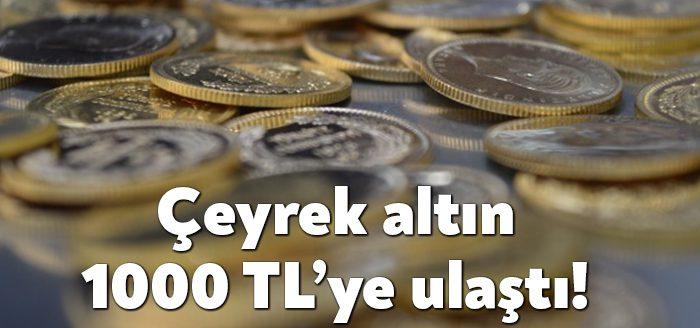 Altının ons fiyatının bin 866 dolar seviyesine yükselmesiyle gram altın