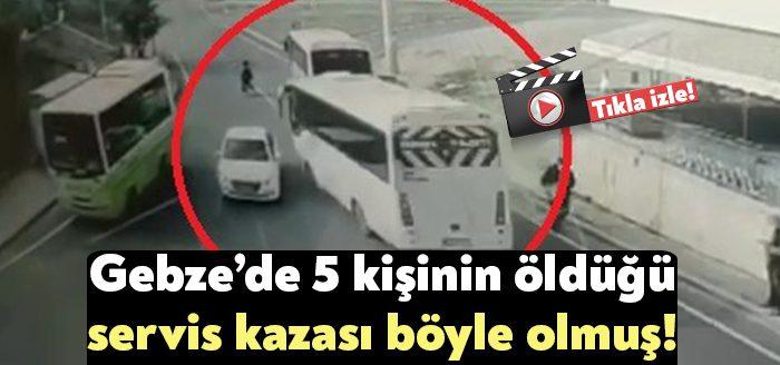 Kocaeli Haber- Kocaeli’nin Gebze ilçesinde 4’ü öğrenci 5 kişinin hayatını