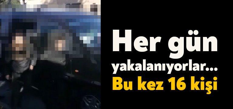 Kocaeli Haber-Kocaeli TEM Otoyolu'nda durdurulan bir minibüs içerisinde 16 düzensiz