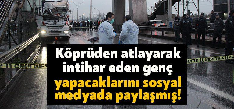 Kocaeli Haber – İzmit’te D-100 Karayolu üzerindeki köprüden atlayarak intihar