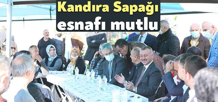 Kocaeli Haber- Kocaeli Büyükşehir Belediyesinin Kandıra Sapağı'ndaki çalışmalarının ardından Başkan