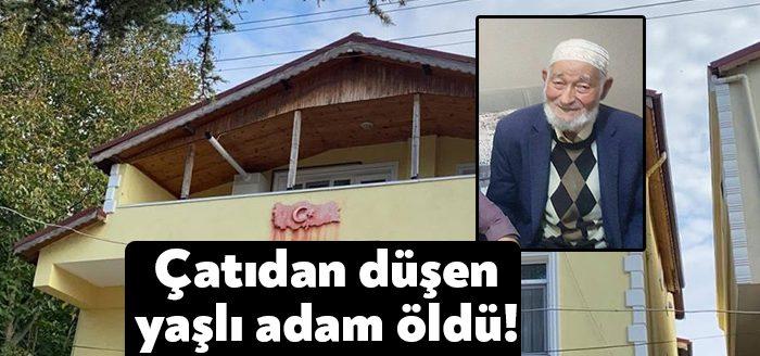 Kocaeli Haber- Kocaeli'nin Kartepe ilçesinde evinin çatısında tamirat yaparken dengesini