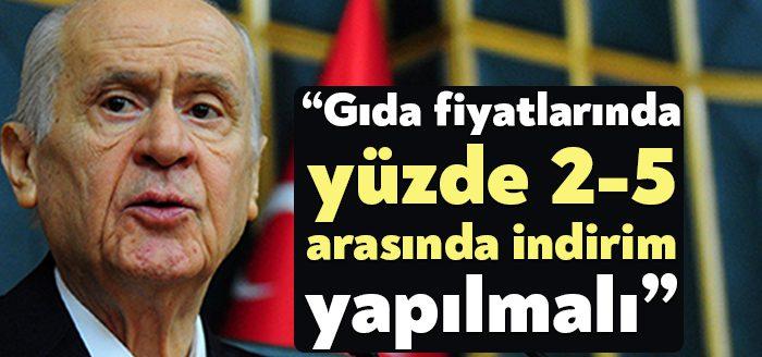 Milliyetçi Hareket Partisi (MHP) Genel başkanı Devlet Bahçeli, “Mal ve