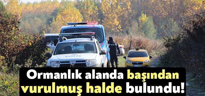 Kocaeli Haber- Kocaeli Haber- Kocaeli'nin Kartepe ilçesindeki ormanlık alanda, başından vurulmuş